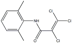 2,3,3-trichloro-N-(2,6-dimethylphenyl)acrylamide Structure