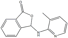 3-[(3-methyl-2-pyridyl)amino]-1,3-dihydroisobenzofuran-1-one Structure