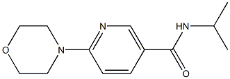 N-isopropyl-6-morpholinonicotinamide Structure