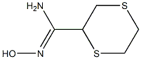 N'-hydroxy-1,4-dithiane-2-carboximidamide Structure