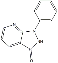1-phenyl-1,2-dihydro-3H-pyrazolo[3,4-b]pyridin-3-one 구조식 이미지