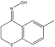6-methyl-2,3-dihydro-4H-thiochromen-4-one oxime Structure