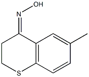 6-methyl-2,3-dihydro-4H-thiochromen-4-one oxime 구조식 이미지