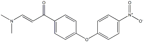 3-(dimethylamino)-1-[4-(4-nitrophenoxy)phenyl]prop-2-en-1-one 구조식 이미지