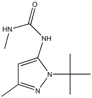 N-[1-(tert-butyl)-3-methyl-1H-pyrazol-5-yl]-N'-methylurea Structure