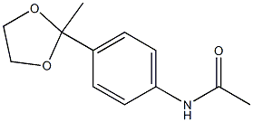 N1-[4-(2-methyl-1,3-dioxolan-2-yl)phenyl]acetamide Structure