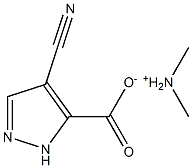 N-methylmethanaminium 4-cyano-1H-pyrazole-5-carboxylate Structure