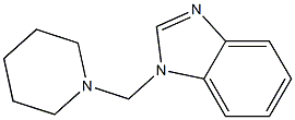 1-(piperidinomethyl)-1H-benzo[d]imidazole 구조식 이미지