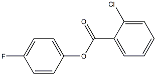 4-fluorophenyl 2-chlorobenzoate Structure