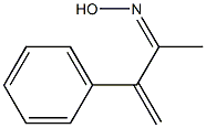 3-phenylbut-3-en-2-one oxime 구조식 이미지