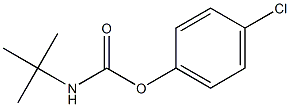 4-chlorophenyl N-(tert-butyl)carbamate 구조식 이미지