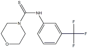 N4-[3-(trifluoromethyl)phenyl]morpholine-4-carbothioamide Structure