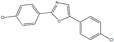 2,5-di(4-chlorophenyl)-1,3-oxazole Structure