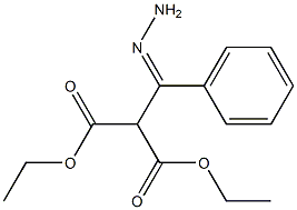 diethyl 2-(2-phenylcarbohydrazonoyl)malonate Structure