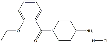 1-(2-ethoxybenzoyl)piperidin-4-amine hydrochloride Structure