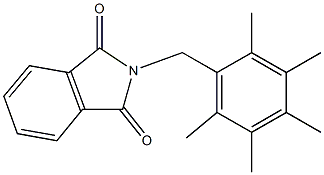 2-(2,3,4,5,6-pentamethylbenzyl)isoindoline-1,3-dione 구조식 이미지