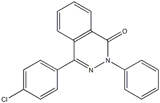 4-(4-chlorophenyl)-2-phenyl-1,2-dihydrophthalazin-1-one Structure