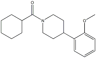 cyclohexyl[4-(2-methoxyphenyl)piperidino]methanone 구조식 이미지