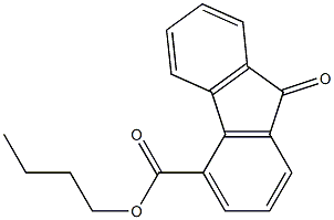 butyl 9-oxo-9H-fluorene-4-carboxylate Structure