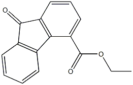 ethyl 9-oxo-9H-fluorene-4-carboxylate 구조식 이미지