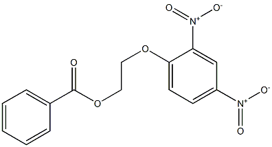 2-(2,4-dinitrophenoxy)ethyl benzoate Structure