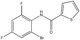 N2-(2-bromo-4,6-difluorophenyl)thiophene-2-carboxamide Structure