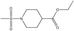 ethyl 1-(methylsulfonyl)piperidine-4-carboxylate 구조식 이미지