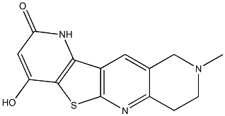 4-hydroxy-9-methyl-7,8,9,10-tetrahydropyrido[2',3':4,5]thieno[2,3-b][1,6]naphthyridin-2(1H)-one Structure