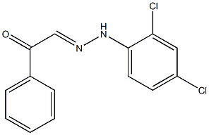 2-oxo-2-phenylacetaldehyde N-(2,4-dichlorophenyl)hydrazone 구조식 이미지