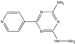 2-Amino-4-hydrazino-6-(pyrid-4-yl)-1,3,5-triazine 구조식 이미지