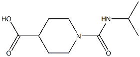 1-[(isopropylamino)carbonyl]piperidine-4-carboxylic acid 구조식 이미지