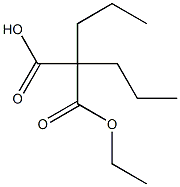 2-(ethoxycarbonyl)-2-propylpentanoic acid 구조식 이미지