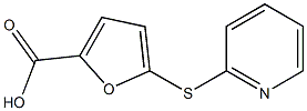 5-(2-pyridylthio)-2-furoic acid Structure