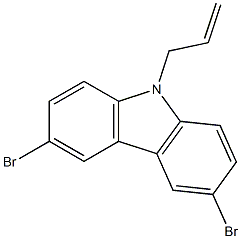 9-allyl-3,6-dibromo-9H-carbazole Structure