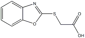 2-(1,3-benzoxazol-2-ylsulfanyl)acetic acid Structure