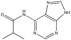 N1-(9H-purin-6-yl)-2-methylpropanamide Structure