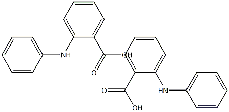 2-Phenylaminobenzoic acid(N-Phenylanthranilic acid) 구조식 이미지