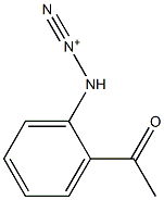 3-(2-acetylphenyl)triaz-1-yn-2-ium 구조식 이미지