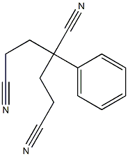 3-phenylpentane-1,3,5-tricarbonitrile 구조식 이미지