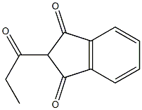 2-propionylindane-1,3-dione Structure