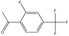 1-[2-fluoro-4-(trifluoromethyl)phenyl]ethan-1-one 구조식 이미지