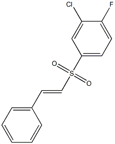 4-(styrylsulfonyl)-2-chloro-1-fluorobenzene 구조식 이미지