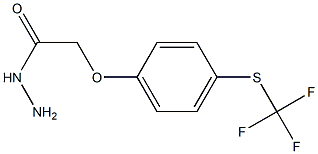 2-{4-[(trifluoromethyl)thio]phenoxy}ethanohydrazide Structure