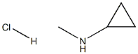 N-cyclopropyl-N-methylamine hydrochloride 구조식 이미지