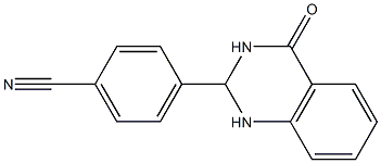 4-(4-oxo-1,2,3,4-tetrahydroquinazolin-2-yl)benzonitrile 구조식 이미지