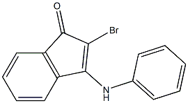 3-anilino-2-bromo-1H-inden-1-one 구조식 이미지