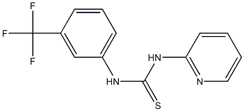 N-(2-pyridyl)-N'-[3-(trifluoromethyl)phenyl]thiourea Structure