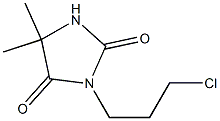 3-(3-chloropropyl)-5,5-dimethylimidazolidine-2,4-dione 구조식 이미지