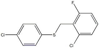 1-chloro-2-{[(4-chlorophenyl)thio]methyl}-3-fluorobenzene Structure