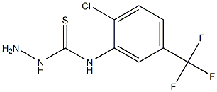 N1-[2-chloro-5-(trifluoromethyl)phenyl]hydrazine-1-carbothioamide 구조식 이미지